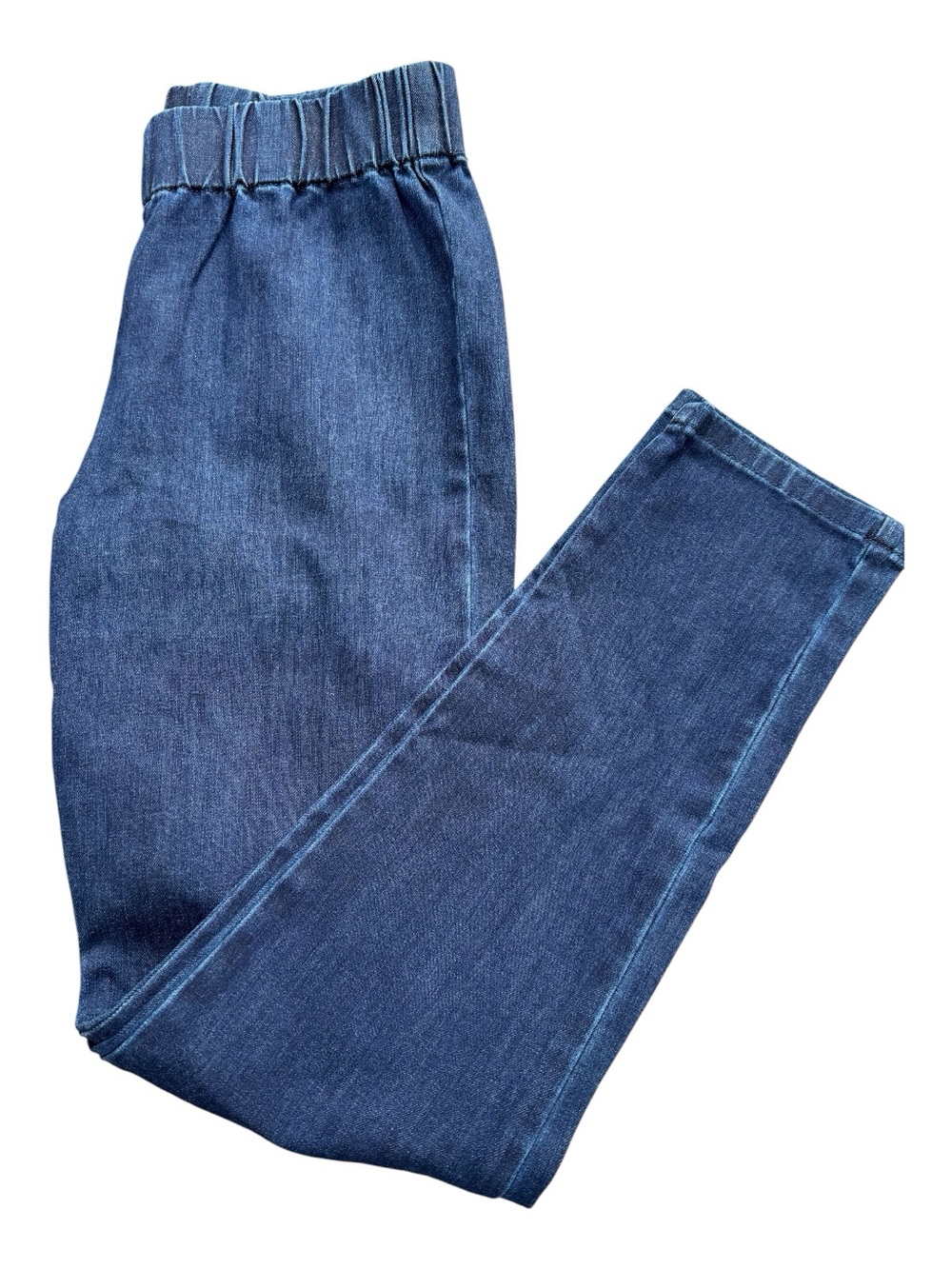 SOFT SURROUNDINGS denim elastic waist jeans, small, NWOT